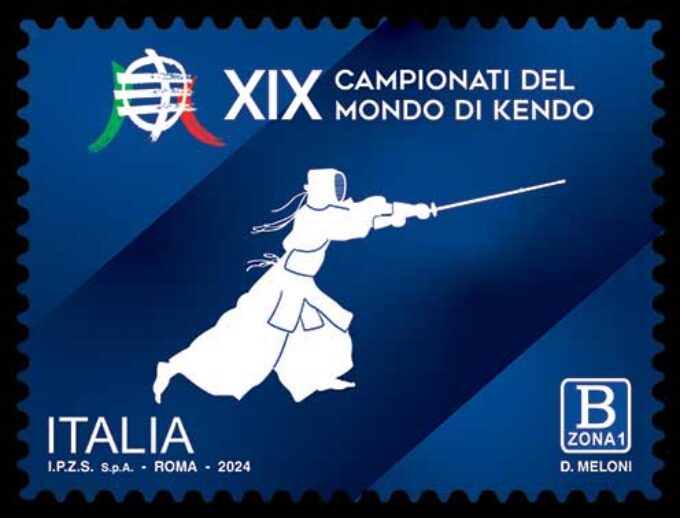 Emissione francobollo XIX Campionati Mondiali di Kendo