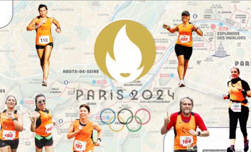 Sette runner pontini alla Paris Marathon Pour Tous 2024