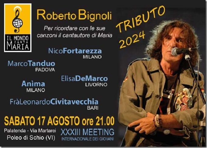 TRIBUTO in ricordo dell’indimenticato artista e amico Roberto Bignoli