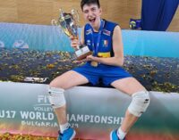 Marino Pallavolo, l’estate “magica” di Tosti: dopo l’argento europeo ecco anche l’oro mondiale