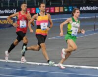 Vincenzo Paduano corre gli 800 m al Silver Gala Pietro Mennea 2024