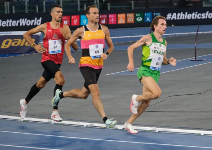 Vincenzo Paduano corre gli 800 m al Silver Gala Pietro Mennea 2024