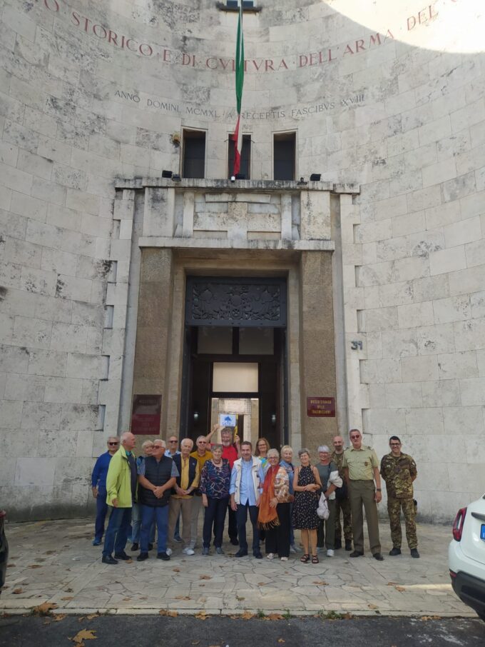 Centro Anziani Frattocchie di Marino visita guidata all’Istituto Storico e di Cultura dell’Arma del Genio