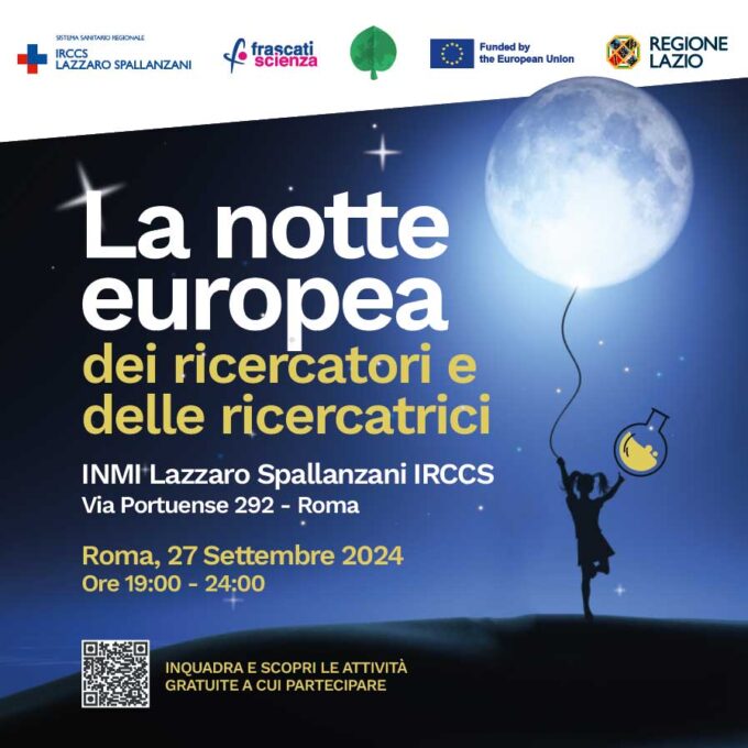 Notte europea dei ricercatori e delle ricercatrici il 27 settembre all’INMI “Lazzaro Spallanzani”