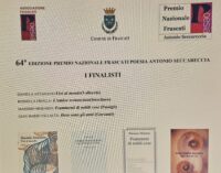 64ª EDIZIONE PREMIO NAZIONALE FRASCATI POESIA ANTONIO SECCARECCIA – I FINALISTI