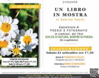 Settembre Grottaferratese: “Un libro in mostra” di Sabrina Vanini dal 21/9 al 5/10