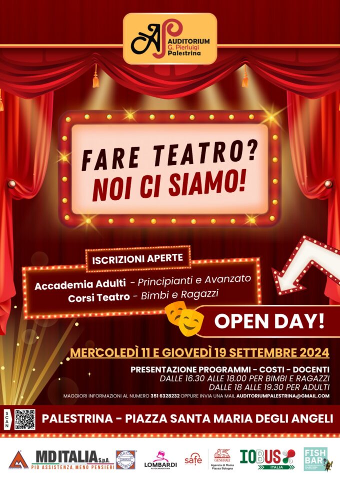 OPEN DAY ALL’AUDITORIUM PIERLUIGI DI PALESTRINA