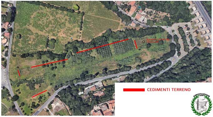 Ponte di Ariccia. Cosa sta accadendo nei terreni sottostanti lato Sud?