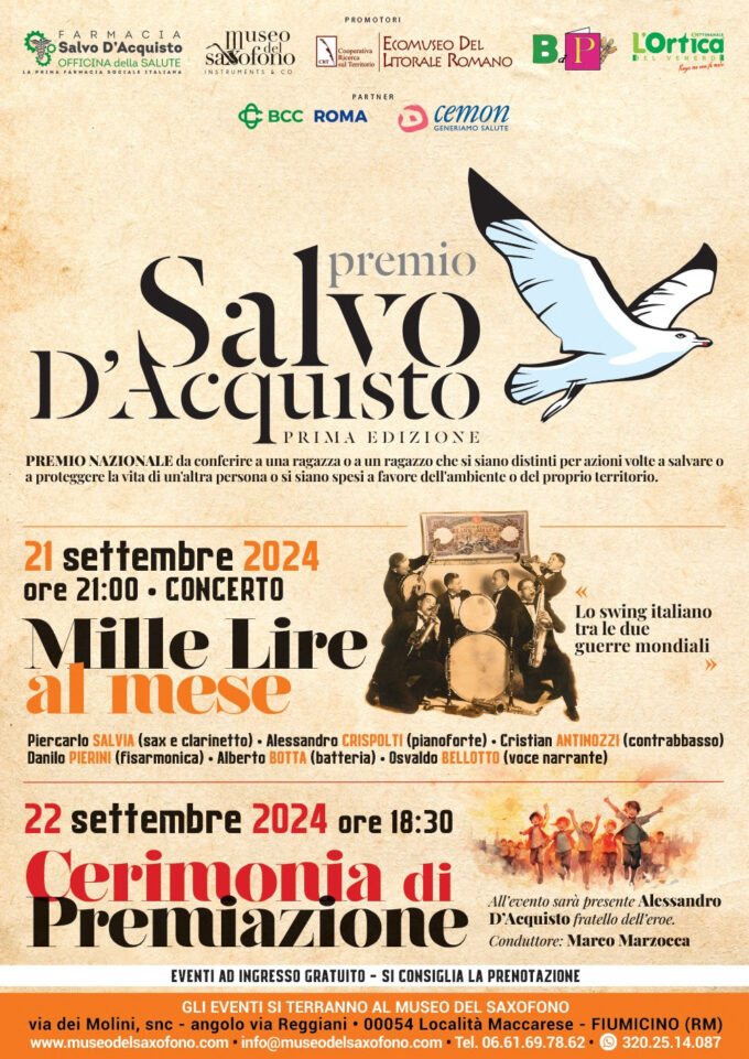 PREMIO “SALVO D’ACQUISTO” – PRIMA EDIZIONE