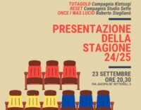 #teatrotrastevere: 23 settembre ore 20:30, Presentazione della Stagione Teatro Trastevere 2024-25 + Serata finale di Restituzione PROGETTO GERMOGLI