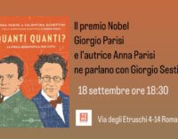 Il Nobel Giorgio Parisi a San Lorenzo (Roma) per parlare di Meccanica Quantistica