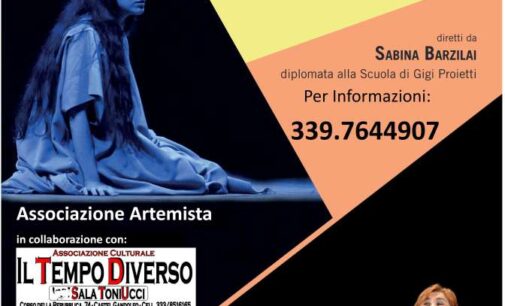 COMUNICATO E LOCANDINA LABORATORI TEATRARTE STAGIONE 2024-2025