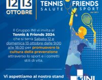 GRUPPO INI AL TENNIS & FRIENDS 2024: il 12 e 13 ottobre visite gratuite per i visitatori