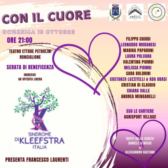 “Con il cuore viola” appuntamento con la solidarietà