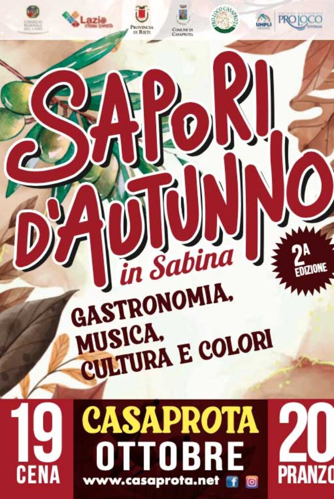 Casaprota, sapori d’autunno 19-20 ottobre