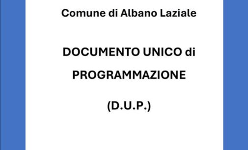 IL DOCUMENTO UNICO DI PROGRAMMAZIONE DEL COMUNE DI ALBANO LAZIALE