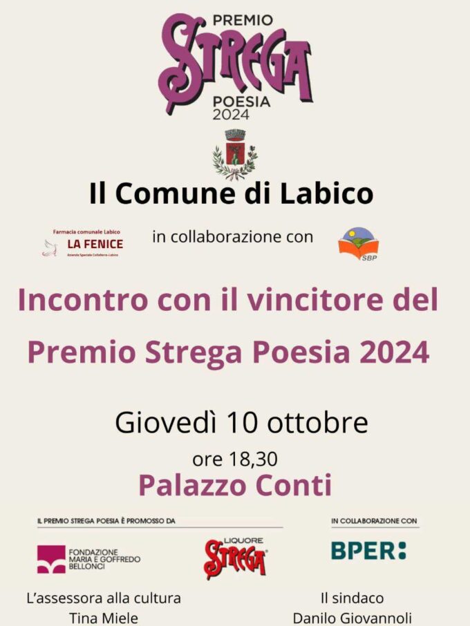 Labico – Premio Strega Poesia 2024