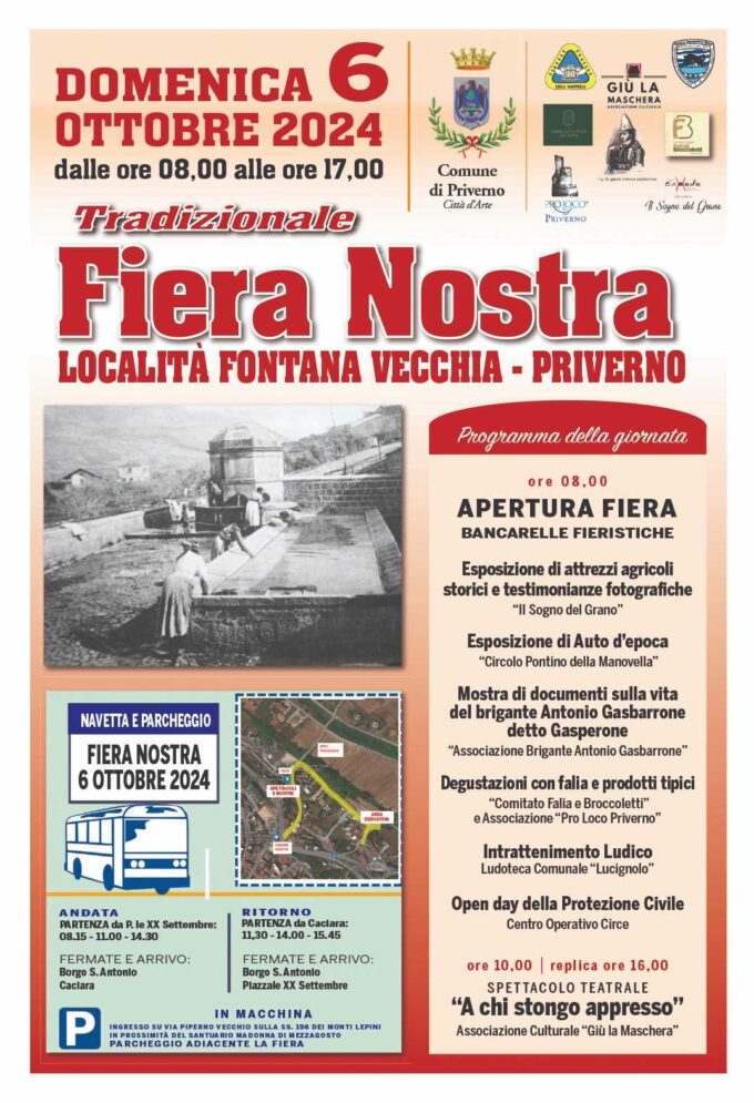 PRIVERNO, LA TRADIZIONALE “FIERA NOSTRA”