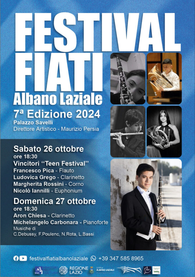 Grande musica ed artisti straordinari per la chiusura della settima edizione del Festival Fiati Albano Laziale