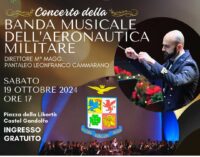 Castel Gandolfo – Concerti nella piazza del borgo con la Banda Aeronautica e la Banda “Giuseppe Verdi”