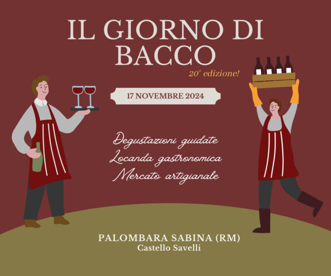 “Il Giorno di Bacco”, a Palombara Sabina