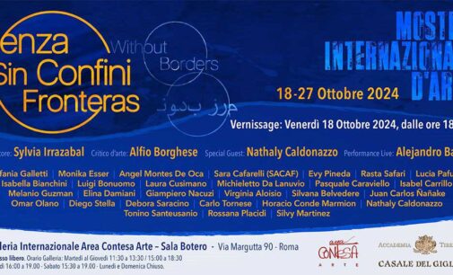 Al via l’Arte “Senza Confini – Sin Fronteras”