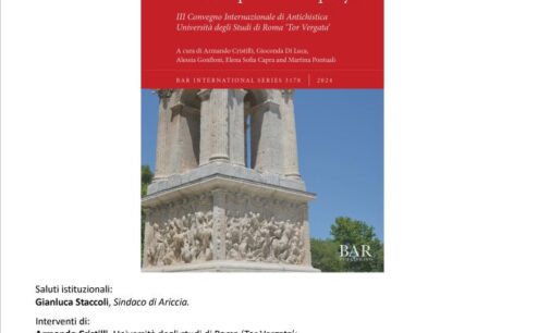 Ad Ariccia il 27/10 III Convegno Int.le di Antichistica e presentazione del volume “Experiencing the Landscape in Antiquity 3” 