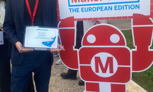 Il Dott. Matteo Sambucci di Rocca di Papa premiato al Maker Faire di Roma per il suo progetto Pavingreen