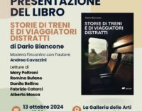 Domenica 13/10 “Storie di treni e di viaggiatori distratti” di Dario Biancone