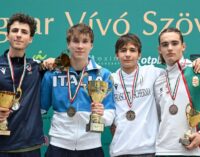 Frascati Scherma, Iaquinta terzo nella prova del circuito europeo Cadetti di fioretto a Budapest