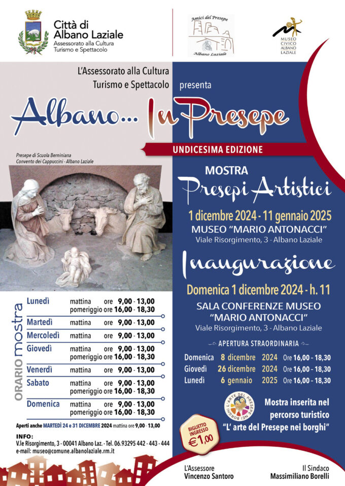 ALBANO…IN PRESEPE 2025 UNDICESIMA EDIZIONE