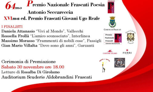 Premio Nazionale Frascati Poesia Antonio Seccareccia