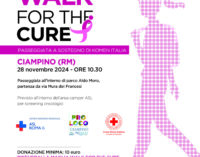 Salute e prevenzione, il 28 novembre torna a Ciampino la Walk for the cure 2024