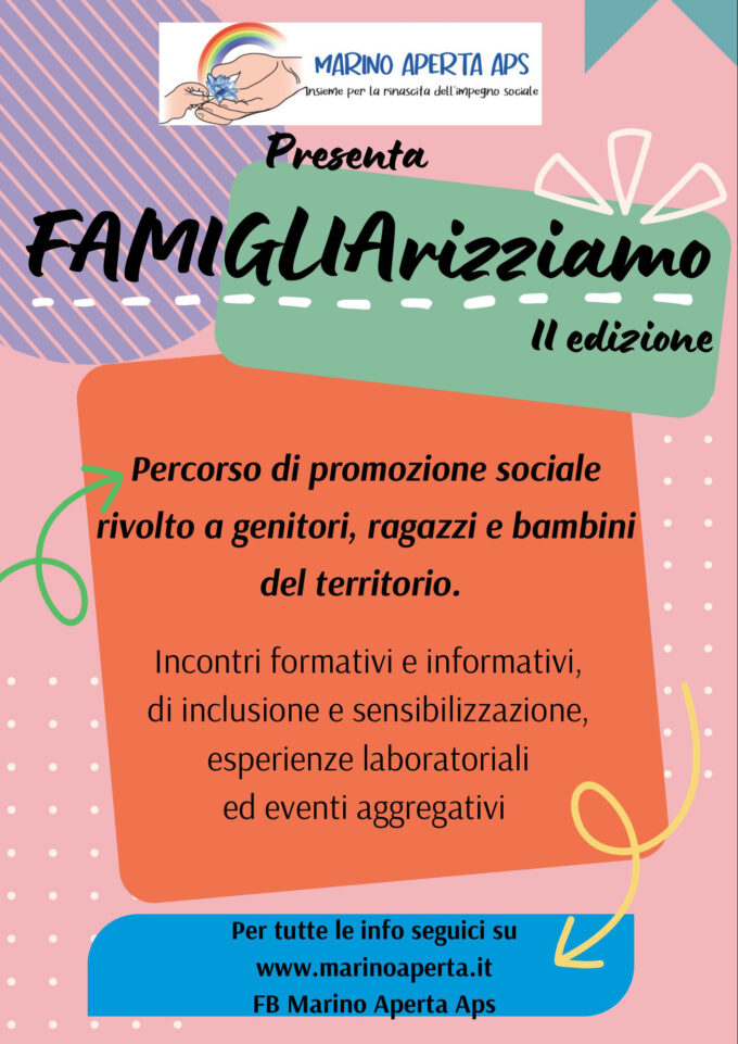 Ritorna FAMIGLIArizziamo a Frattocchie