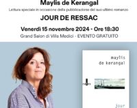 Venerdì 15/11 a Villa Medici la scrittrice Maylis de Kerangal con “Jour de ressac”