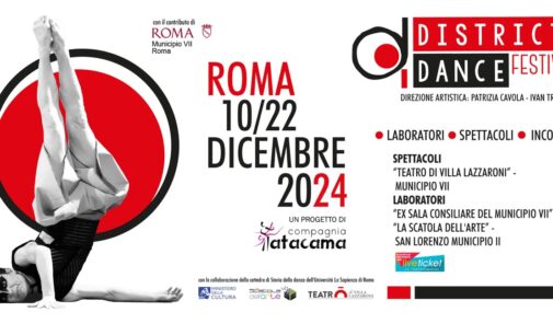 Spettacoli, laboratori gratuiti e incontri a Roma dedicati alla danza contemporanea con la terza edizione di District Dance Festival