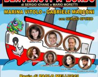 Teatro delle Muse si trasforma in una nave per il debutto di “Benvenuti a bordo” con Marina Vitolo, Gabriele Marconi, Sergio Spurio