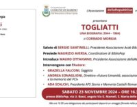 Sabato 23/11 a BiblioPop: “Togliatti una biografia” incontro con l’autore Corrado Morgia