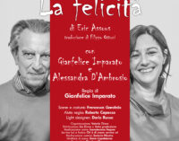 Al Teatro Golden Gianfelice Imparato e Alessandra D’Ambrosio in “La felicità” dal 5 dicembre 2024