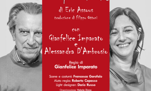 Al Teatro Golden Gianfelice Imparato e Alessandra D’Ambrosio in “La felicità” dal 5 dicembre 2024