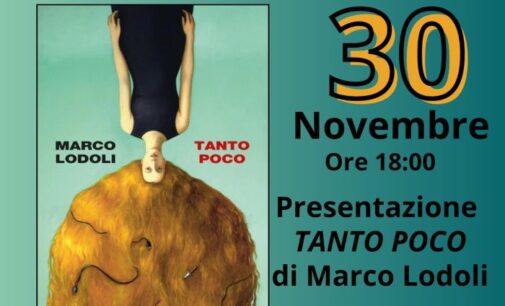 Il 30/11 a Frascati “Tanto poco”, ultima fatica letteraria di Marco Lodoli 