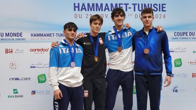 Frascati Scherma, Edoardo Reale super in Coppa del Mondo Under 20: argento individuale e bronzo a squadre