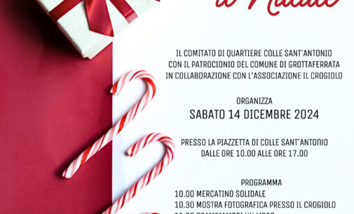 “ASPETTANDO IL NATALE” AL QUARTIERE COLLE SANT’ANTONIO DI GROTTAFERRATA