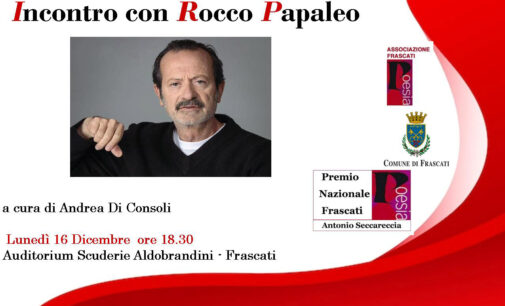 Frascati Poesia: Incontro con Rocco Papaleo