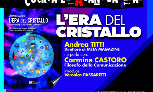 A Castel Gandolfo il Prof. Carmine Castoro presenta L’Era del Cristallo