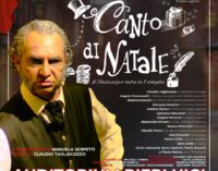 “CANTO DI NATALE” IL MUSICAL -Dal 20 dicembre 2024 al 5 gennaio 2025 all’Auditorium Pierluigi di Palestrina