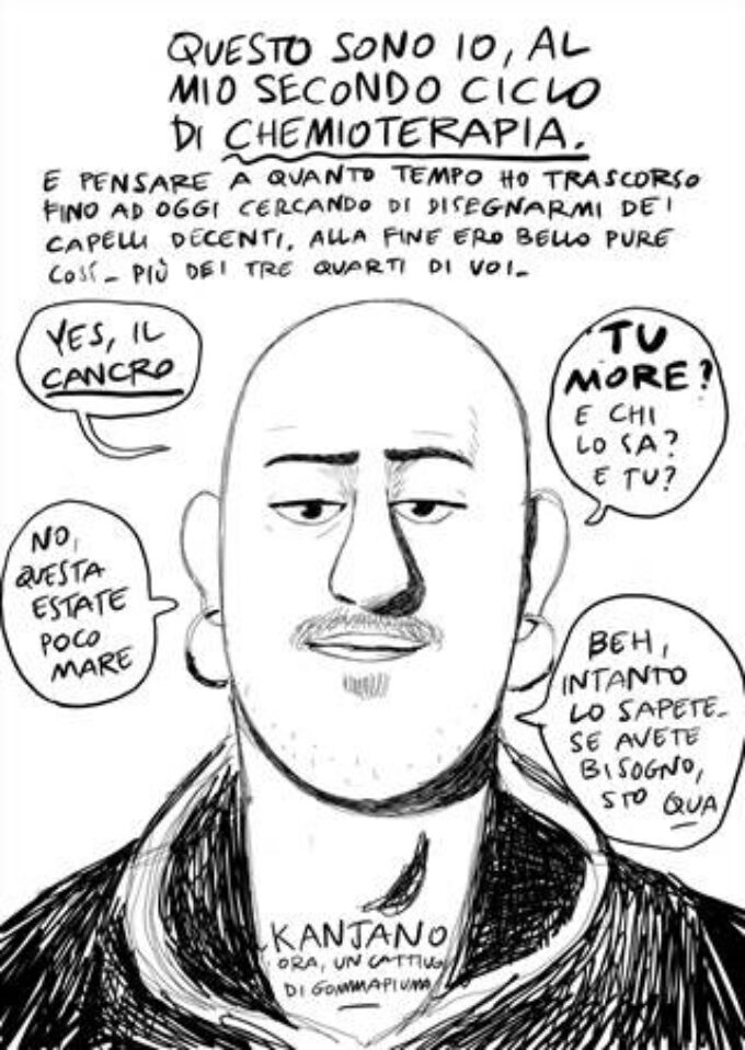 Il “Diario del mio tumore” del fumettista Giulio Cangiano…crowfunding d’autore