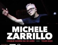 ] Michele Zarrillo celebra “Cinque giorni” al Teatro Brancaccio il 16 dicembre [16 December 2024]