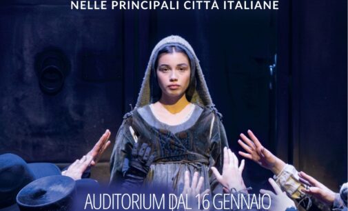 Arriva per la prima volta in Italia “BERNADETTE DE LOURDES”, il musical che ha emozionato la Francia! Dal 16 gennaio al 16 febbraio a ROMA, l’8 marzo a NAPOLI, il 15 e il 16 marzo a BARI e dal 28 al 30 marzo a TORINO.